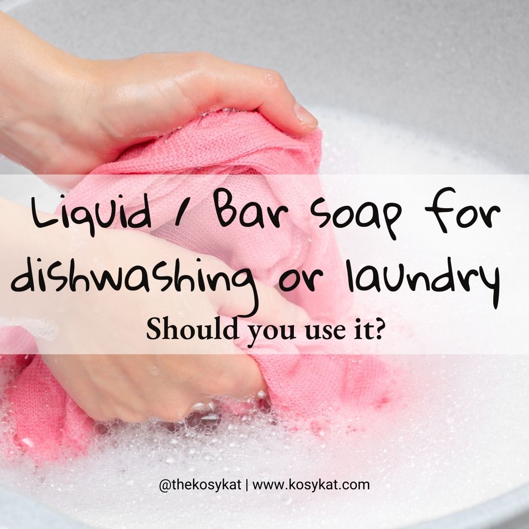 bar soap for dishwashing